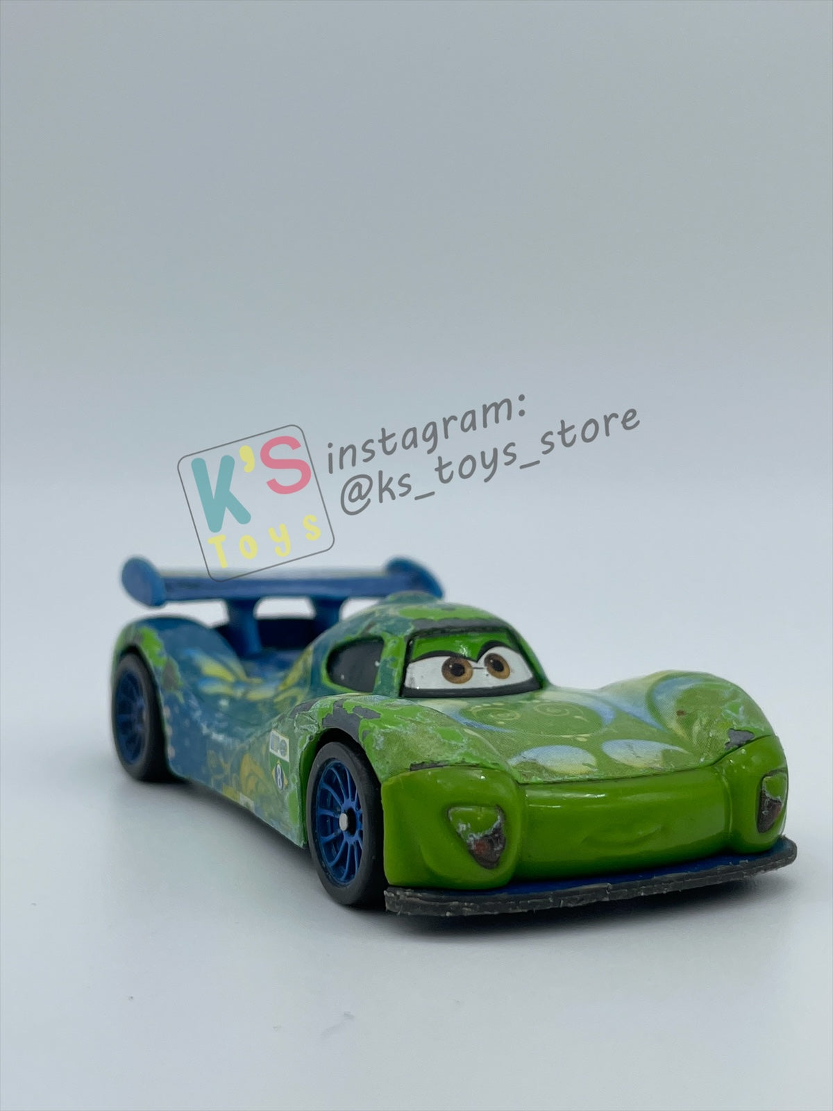 FREE ITEM!!!!! LOOSE DISNEY PIXAR CARS - "CARLA VELOSO" CARS 2 SERIES - WELL LOVED/PLAYED CONDITION