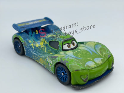 FREE ITEM!!!!! LOOSE DISNEY PIXAR CARS - "CARLA VELOSO" CARS 2 SERIES - WELL LOVED/PLAYED CONDITION