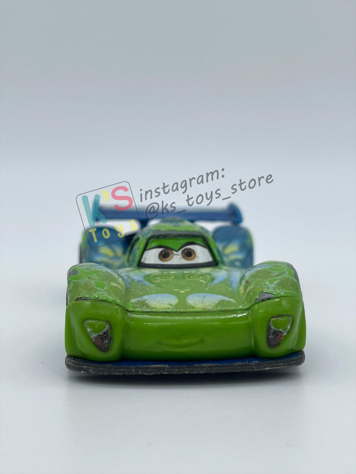 FREE ITEM!!!!! LOOSE DISNEY PIXAR CARS - "CARLA VELOSO" CARS 2 SERIES - WELL LOVED/PLAYED CONDITION
