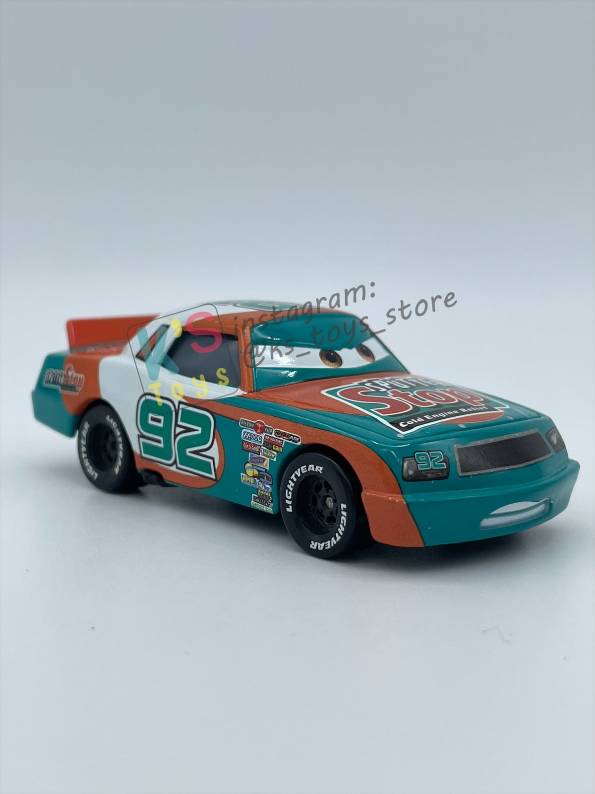 PRE-OWNED / LOOSE DISNEY PIXAR CARS - "SPUTTER STOP / MURRAY CLUTCHBURN" CARS 3 SERIES - GOOD CONDITION