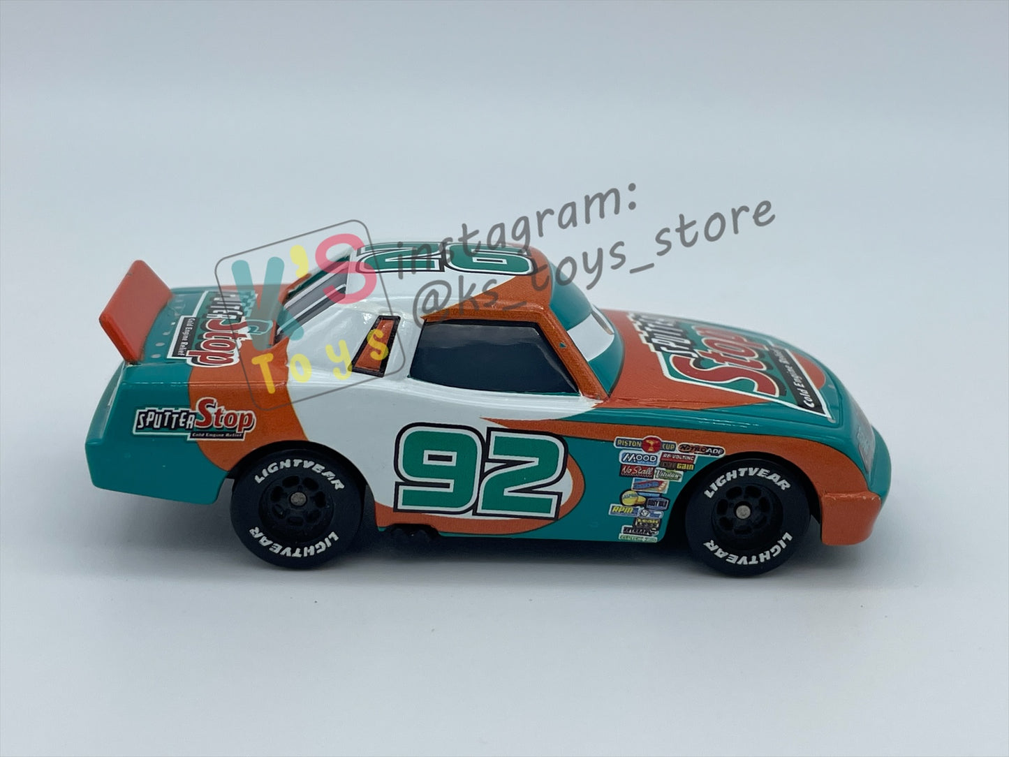 PRE-OWNED / LOOSE DISNEY PIXAR CARS - "SPUTTER STOP / MURRAY CLUTCHBURN" CARS 3 SERIES - GOOD CONDITION