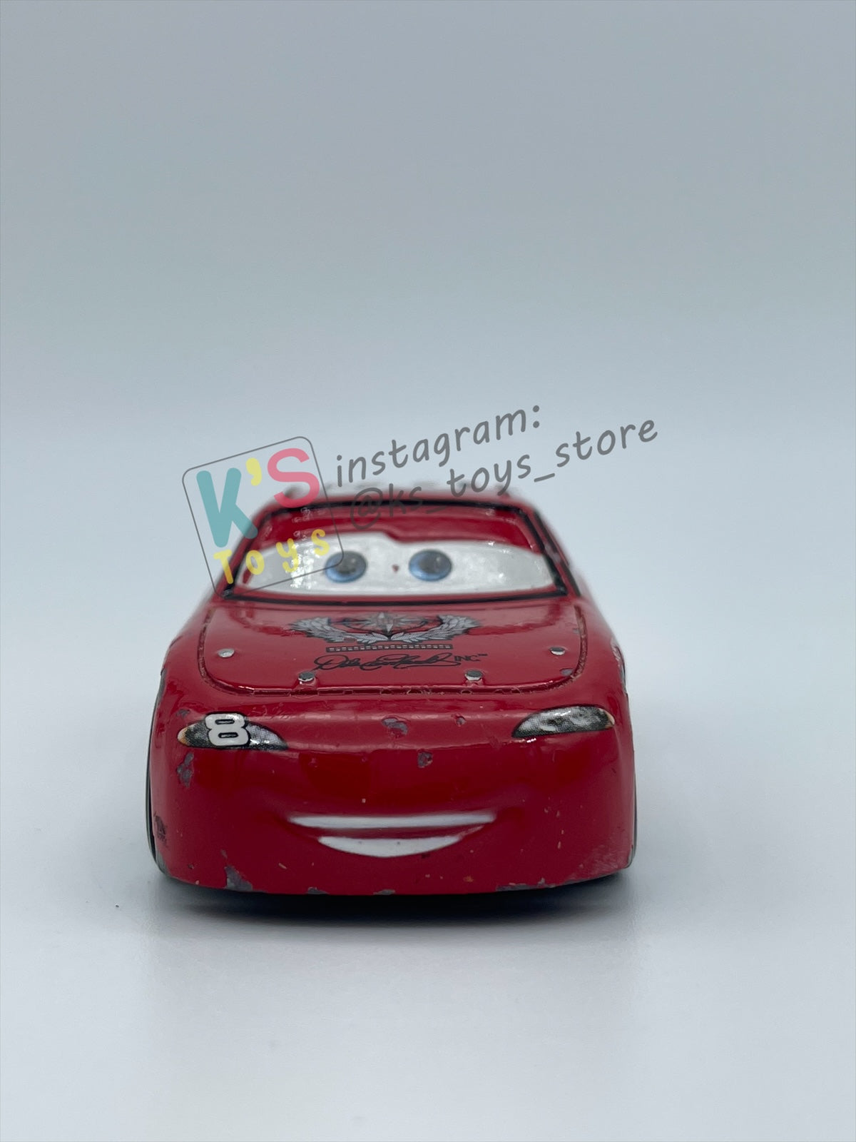 PRE-OWNED / LOOSE DISNEY PIXAR CARS - "DALE EARNHARDT JR" CARS SERIES - FAIR CONDITION