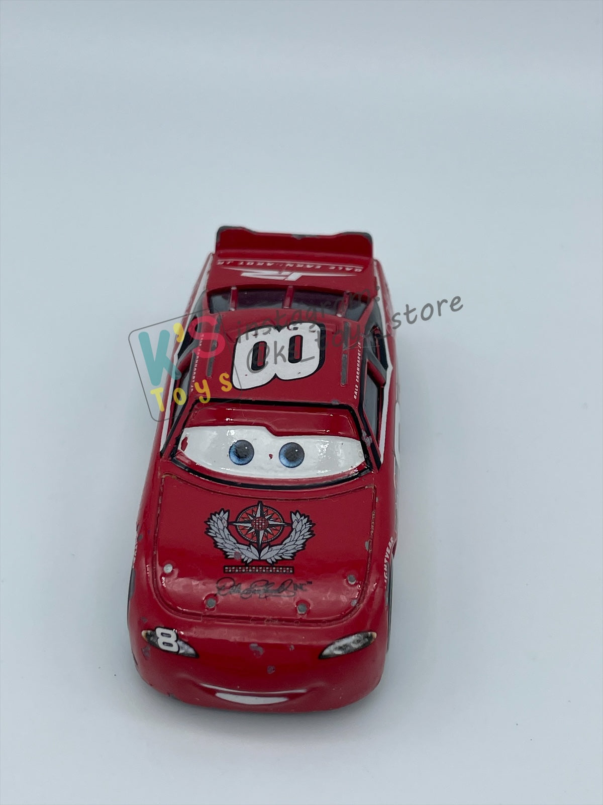 PRE-OWNED / LOOSE DISNEY PIXAR CARS - "DALE EARNHARDT JR" CARS SERIES - FAIR CONDITION