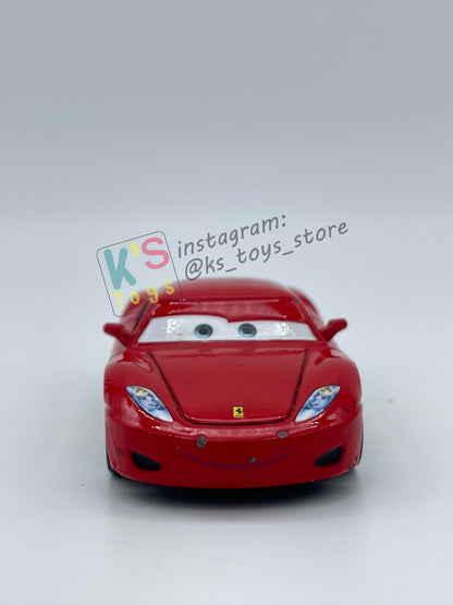 PRE-OWNED / LOOSE DISNEY PIXAR CARS - "FERRARI F430" CARS 2 SERIES - GOOD CONDITION