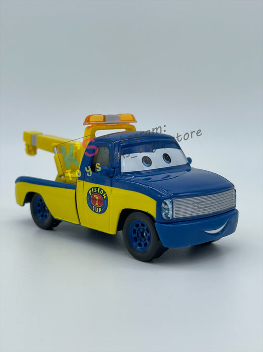 PRE-OWNED / LOOSE DISNEY PIXAR CARS - "RACE TOW TRUCK TOM" CARS SERIES - GOOD CONDITION