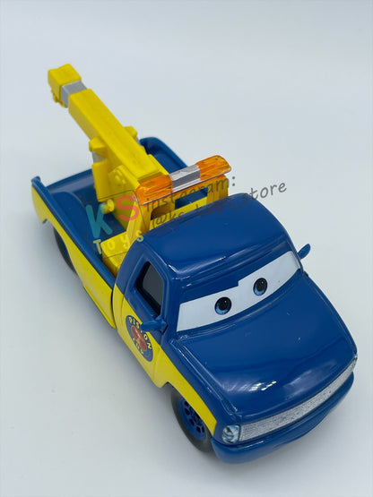 PRE-OWNED / LOOSE DISNEY PIXAR CARS - "RACE TOW TRUCK TOM" CARS SERIES - GOOD CONDITION