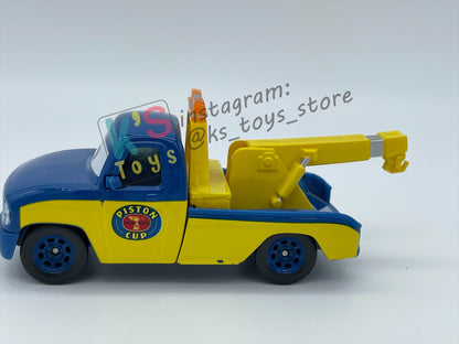 PRE-OWNED / LOOSE DISNEY PIXAR CARS - "RACE TOW TRUCK TOM" CARS SERIES - GOOD CONDITION