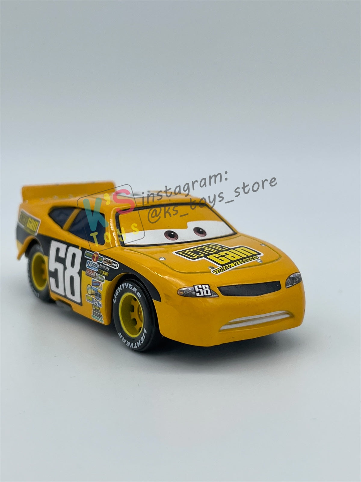 PRE-OWNED / LOOSE DISNEY PIXAR CARS - "BILLY OILCHANGER / OCTANE GAIN #58" CARS SERIES - GOOD CONDITION