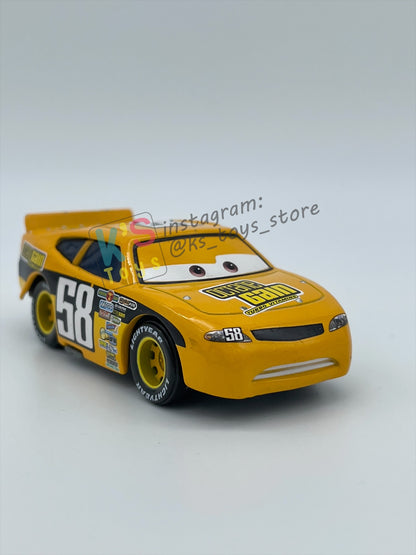 PRE-OWNED / LOOSE DISNEY PIXAR CARS - "BILLY OILCHANGER / OCTANE GAIN #58" CARS SERIES - GOOD CONDITION