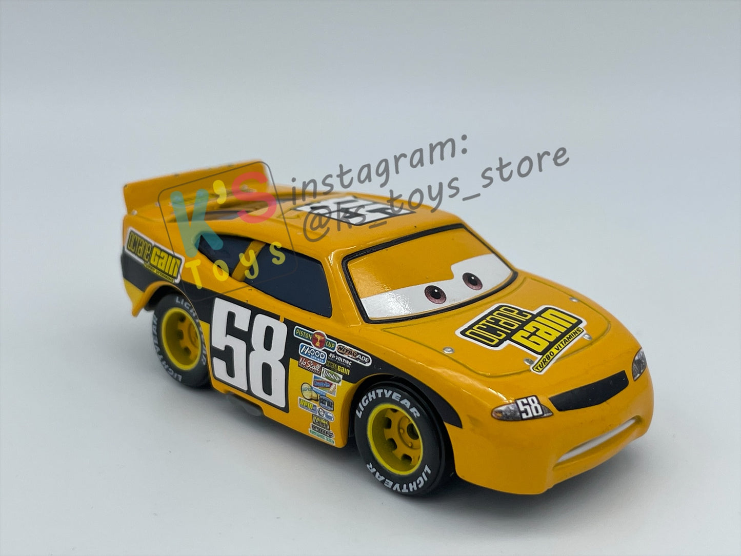 PRE-OWNED / LOOSE DISNEY PIXAR CARS - "BILLY OILCHANGER / OCTANE GAIN #58" CARS SERIES - GOOD CONDITION