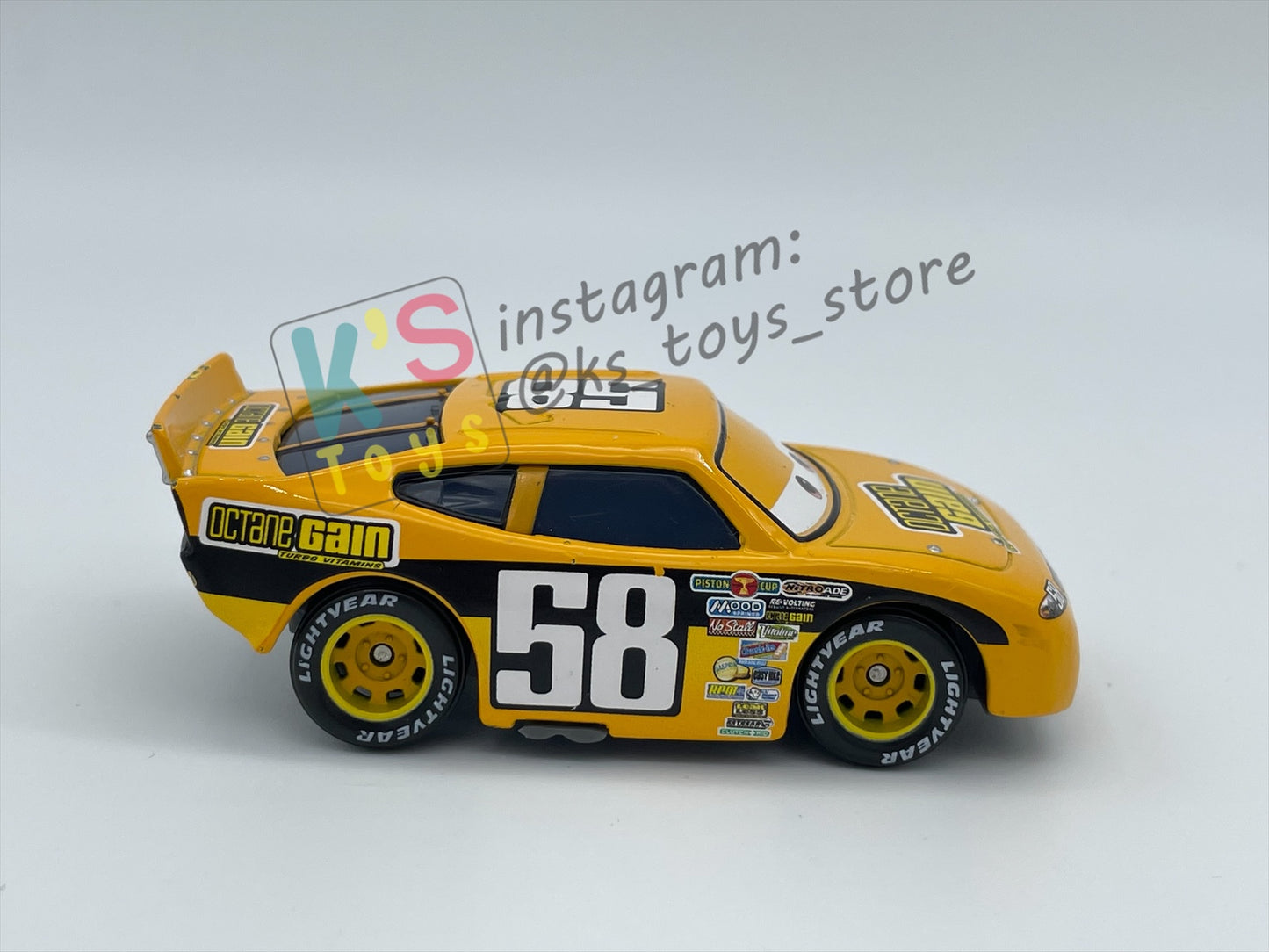 PRE-OWNED / LOOSE DISNEY PIXAR CARS - "BILLY OILCHANGER / OCTANE GAIN #58" CARS SERIES - GOOD CONDITION