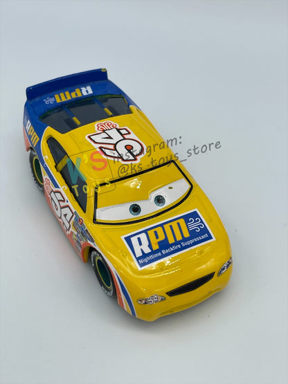 PRE-OWNED / LOOSE DISNEY PIXAR CARS - "Winford Bradford Rutherford - #64 RPM" CARS SERIES - GOOD CONDITION