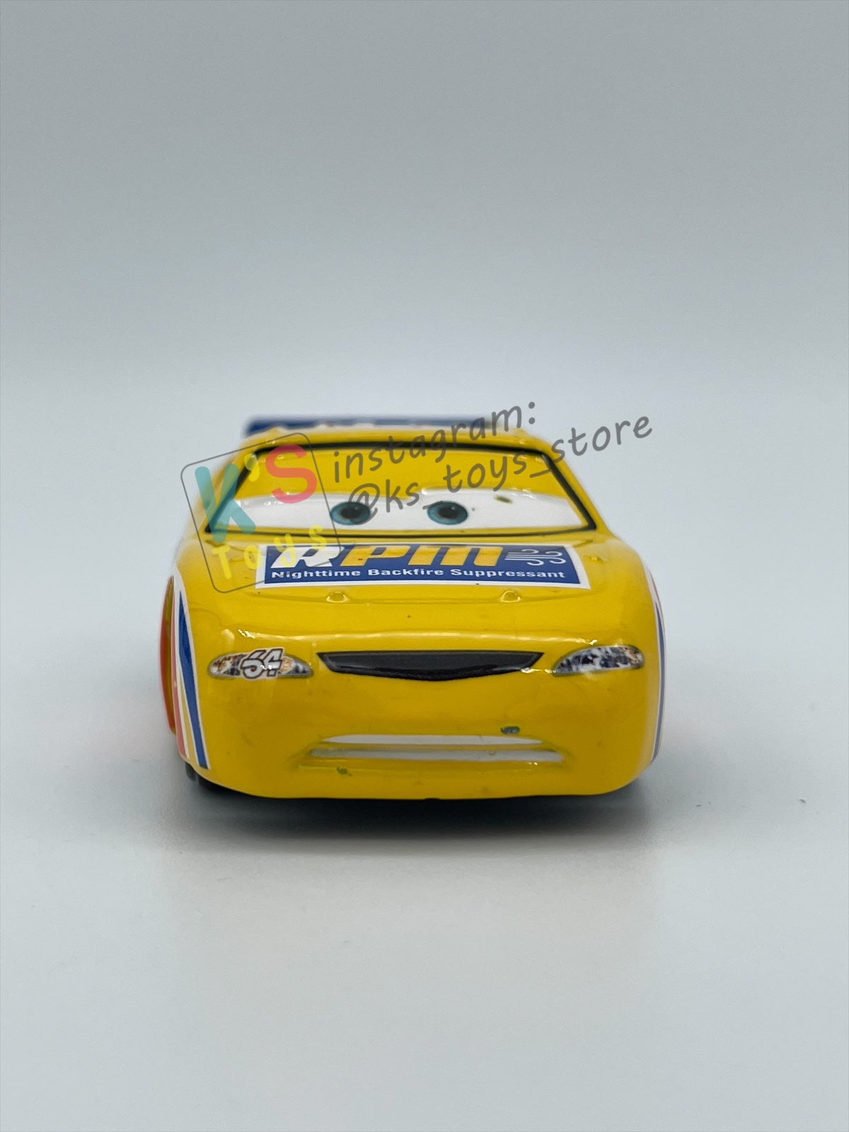 PRE-OWNED / LOOSE DISNEY PIXAR CARS - "Winford Bradford Rutherford - #64 RPM" CARS SERIES - GOOD CONDITION