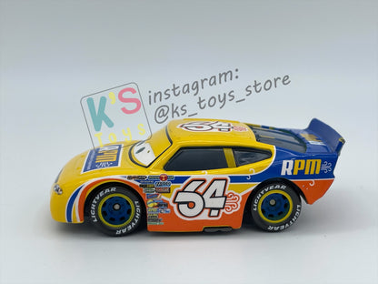 PRE-OWNED / LOOSE DISNEY PIXAR CARS - "Winford Bradford Rutherford - #64 RPM" CARS SERIES - GOOD CONDITION
