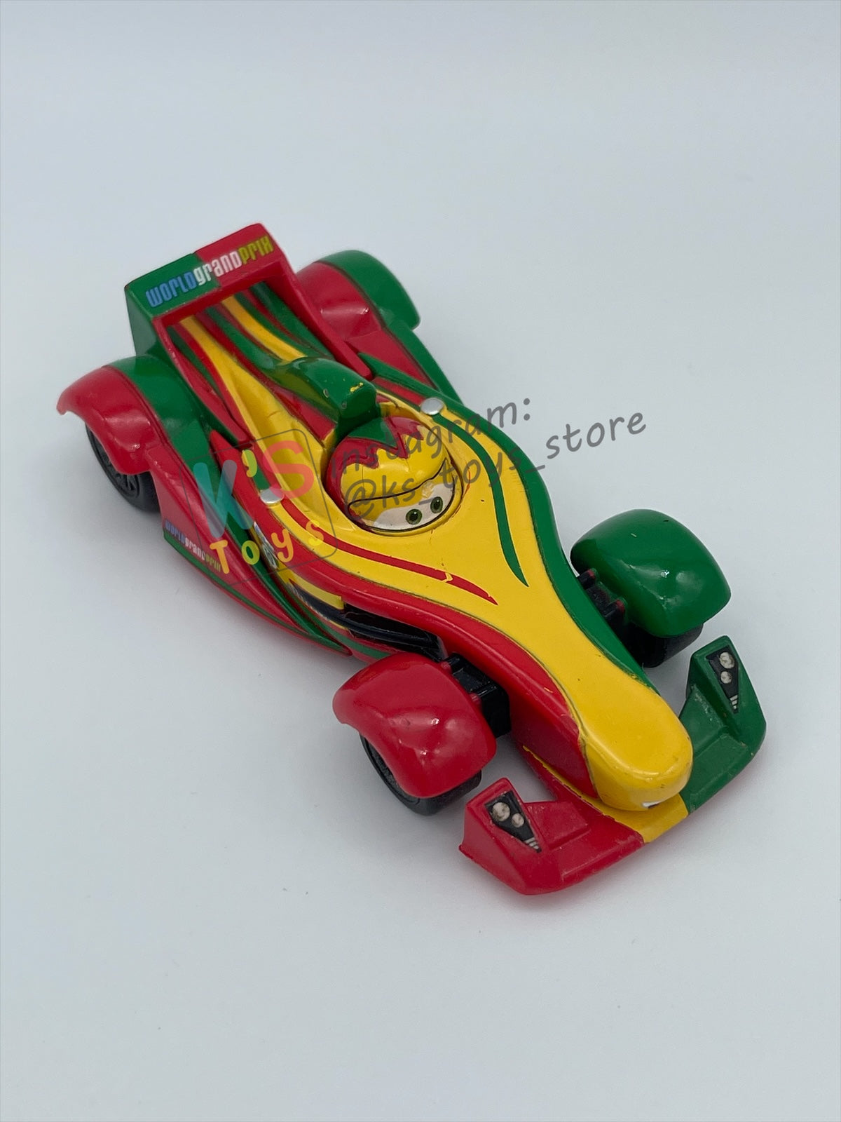 PRE-OWNED / LOOSE DISNEY PIXAR CARS - "RIP CLUTCHGONESKI" CARS 2 SERIES - GOOD CONDITION