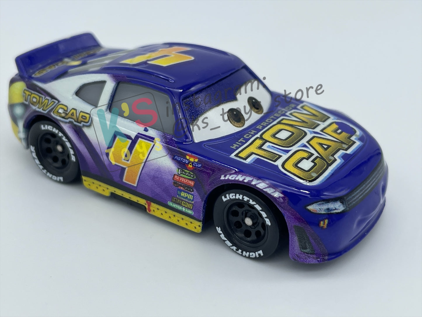 PRE-OWNED / LOOSE DISNEY PIXAR CARS - "TOW CAP / JACK DEPOST #4" CARS 3 SERIES - GOOD CONDITION