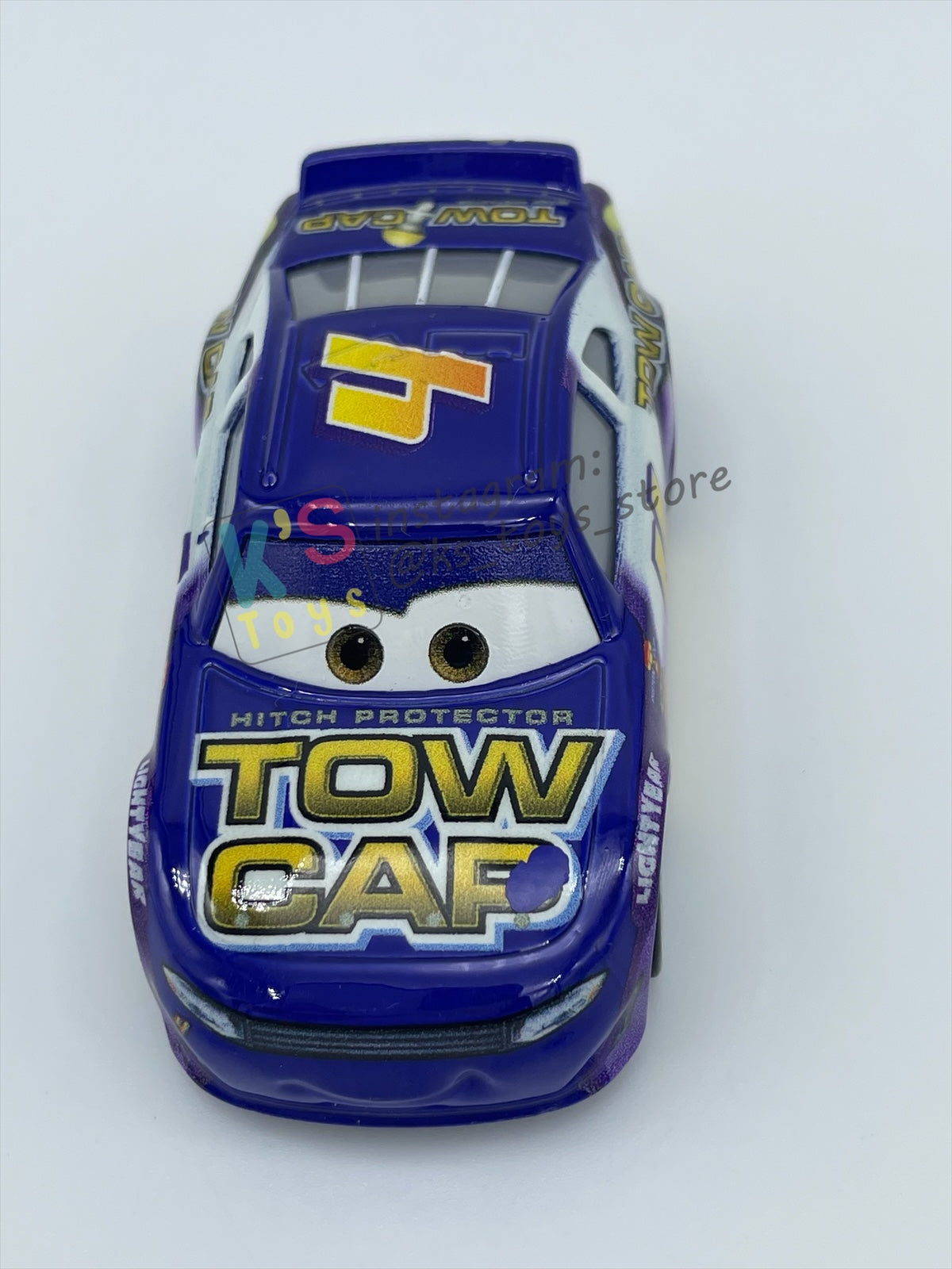 PRE-OWNED / LOOSE DISNEY PIXAR CARS - "TOW CAP / JACK DEPOST #4" CARS 3 SERIES - GOOD CONDITION