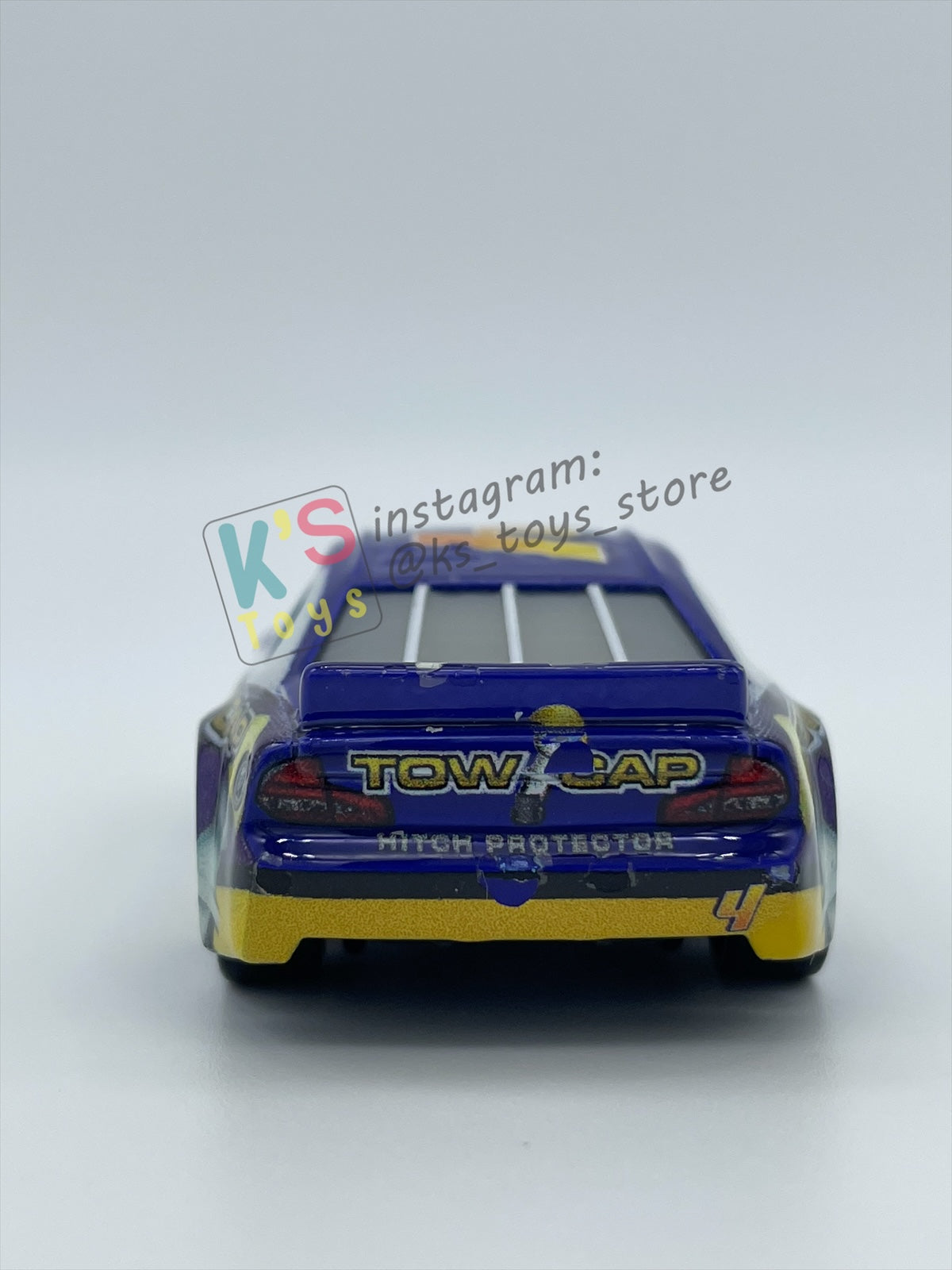 PRE-OWNED / LOOSE DISNEY PIXAR CARS - "TOW CAP / JACK DEPOST #4" CARS 3 SERIES - GOOD CONDITION