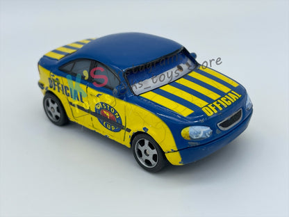 PRE-OWNED / LOOSE DISNEY PIXAR CARS - "RACE OFFICIAL TOM (LENTICULAR)" LENTICULAR SERIES - FAIR CONDITION