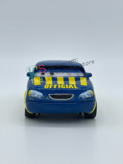 PRE-OWNED / LOOSE DISNEY PIXAR CARS - "RACE OFFICIAL TOM (LENTICULAR)" LENTICULAR SERIES - FAIR CONDITION