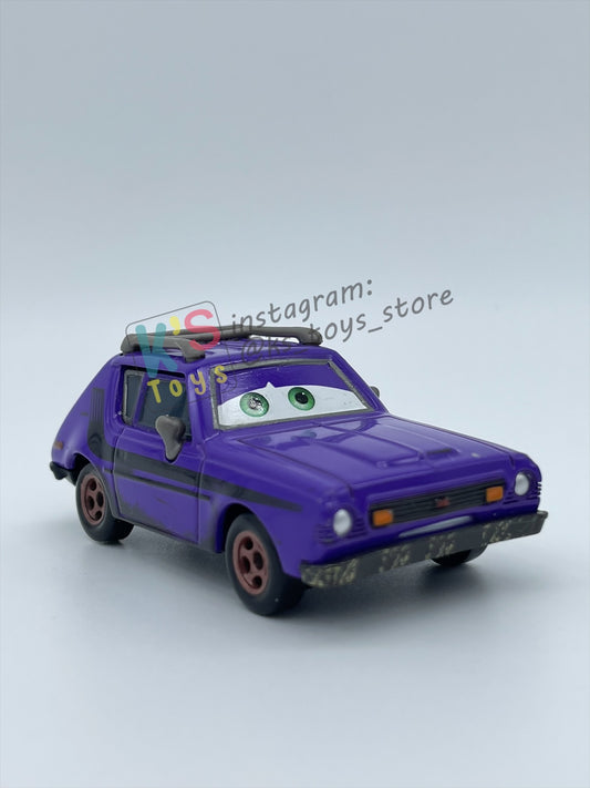 PRE-OWNED / LOOSE DISNEY PIXAR CARS - "DON CRUMLIN (GREEN EYES)" CARS 2 SERIES - EXCELLENT CONDITION