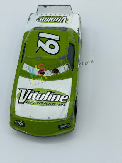 FREE ITEM!!!!! LOOSE DISNEY PIXAR CARS - "VITOLINE - JAMES CLEANAIR" CARS SERIES - WELL LOVED/PLAYED CONDITION