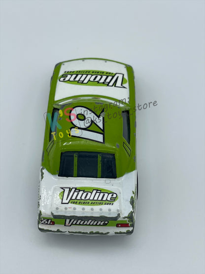 FREE ITEM!!!!! LOOSE DISNEY PIXAR CARS - "VITOLINE - JAMES CLEANAIR" CARS SERIES - WELL LOVED/PLAYED CONDITION