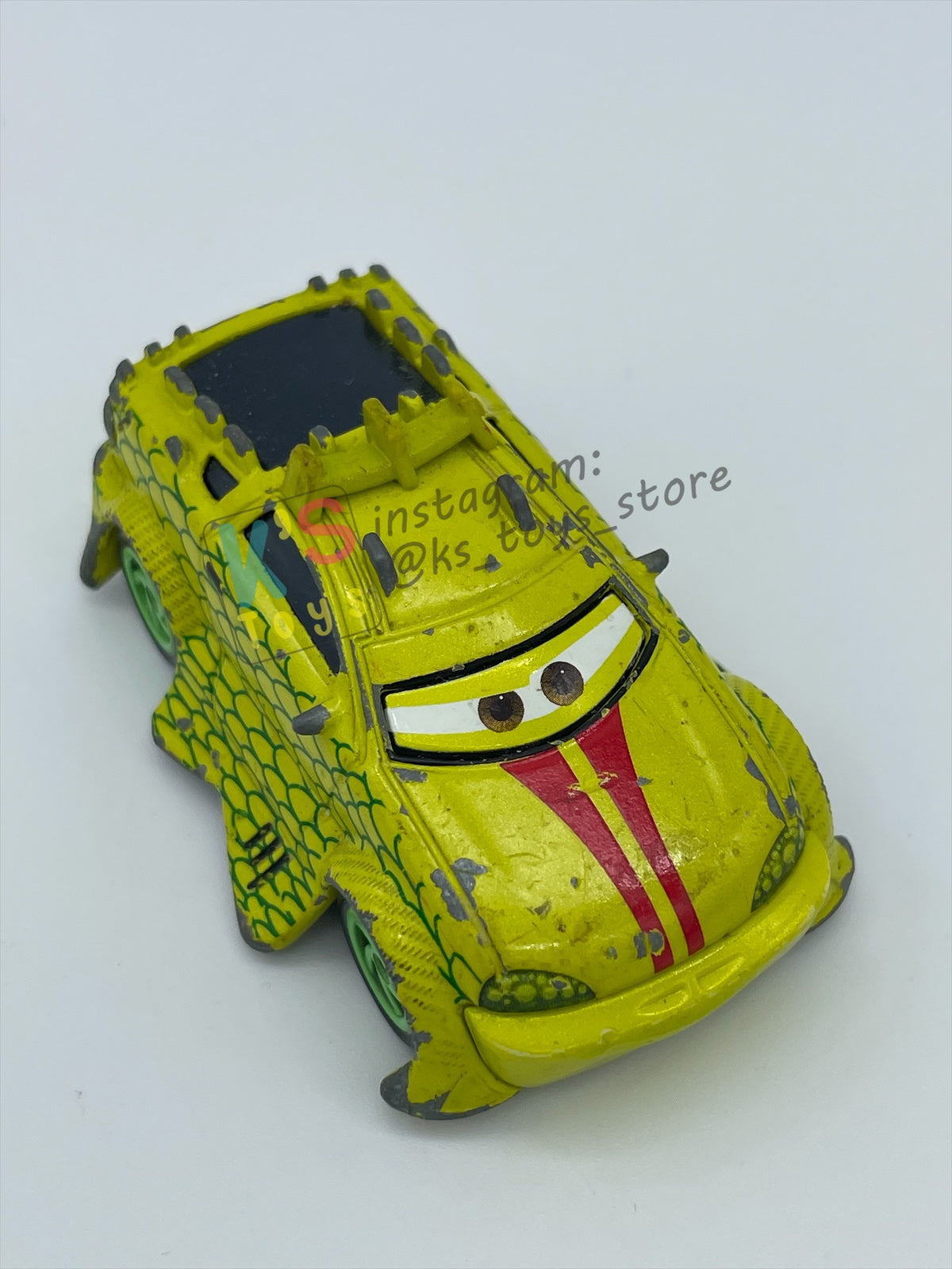FREE ITEM!!!!! LOOSE DISNEY PIXAR CARS - "KOMODO" TOKYO MATER SERIES - WELL LOVED/PLAYED CONDITION