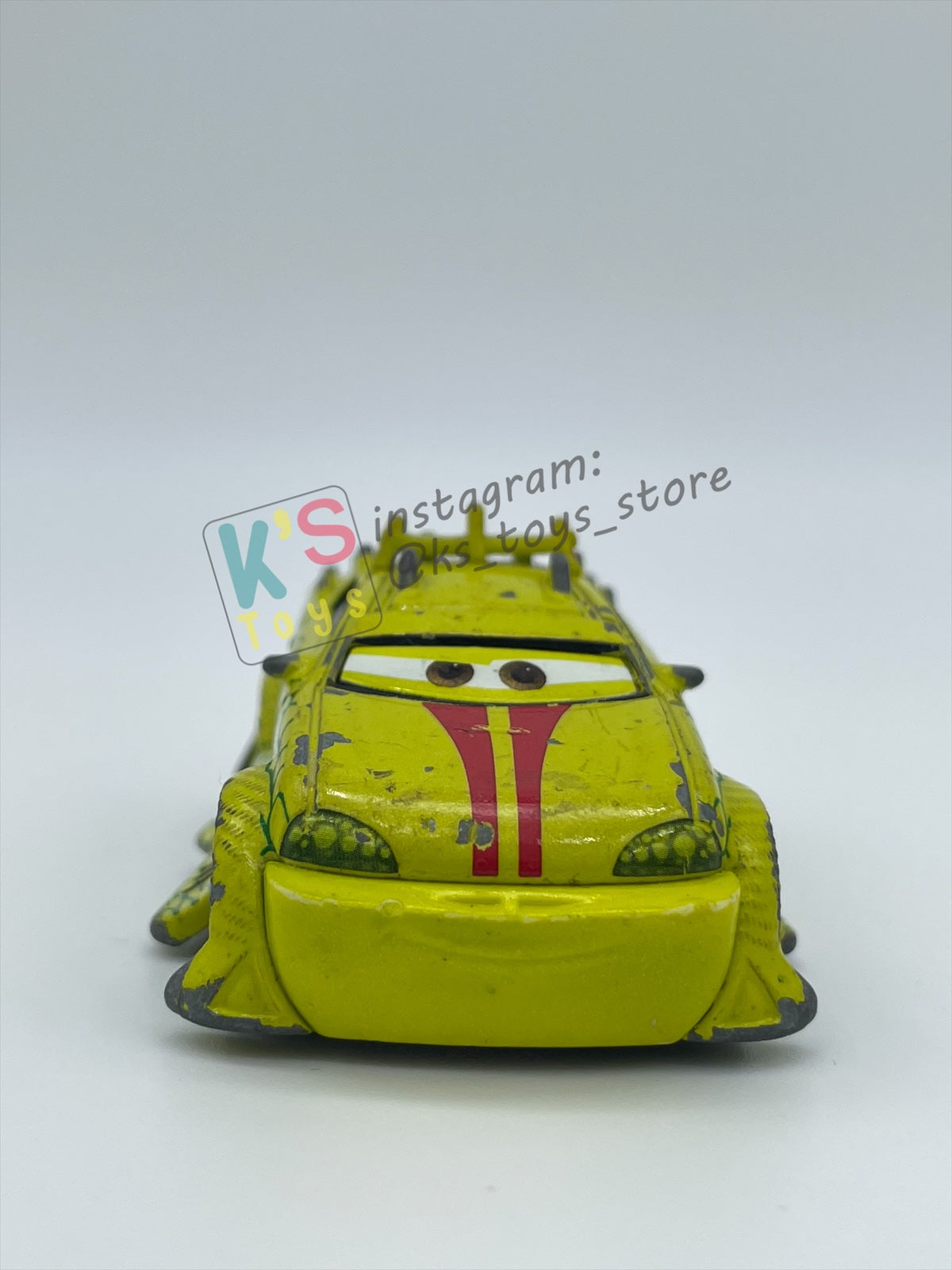 FREE ITEM!!!!! LOOSE DISNEY PIXAR CARS - "KOMODO" TOKYO MATER SERIES - WELL LOVED/PLAYED CONDITION