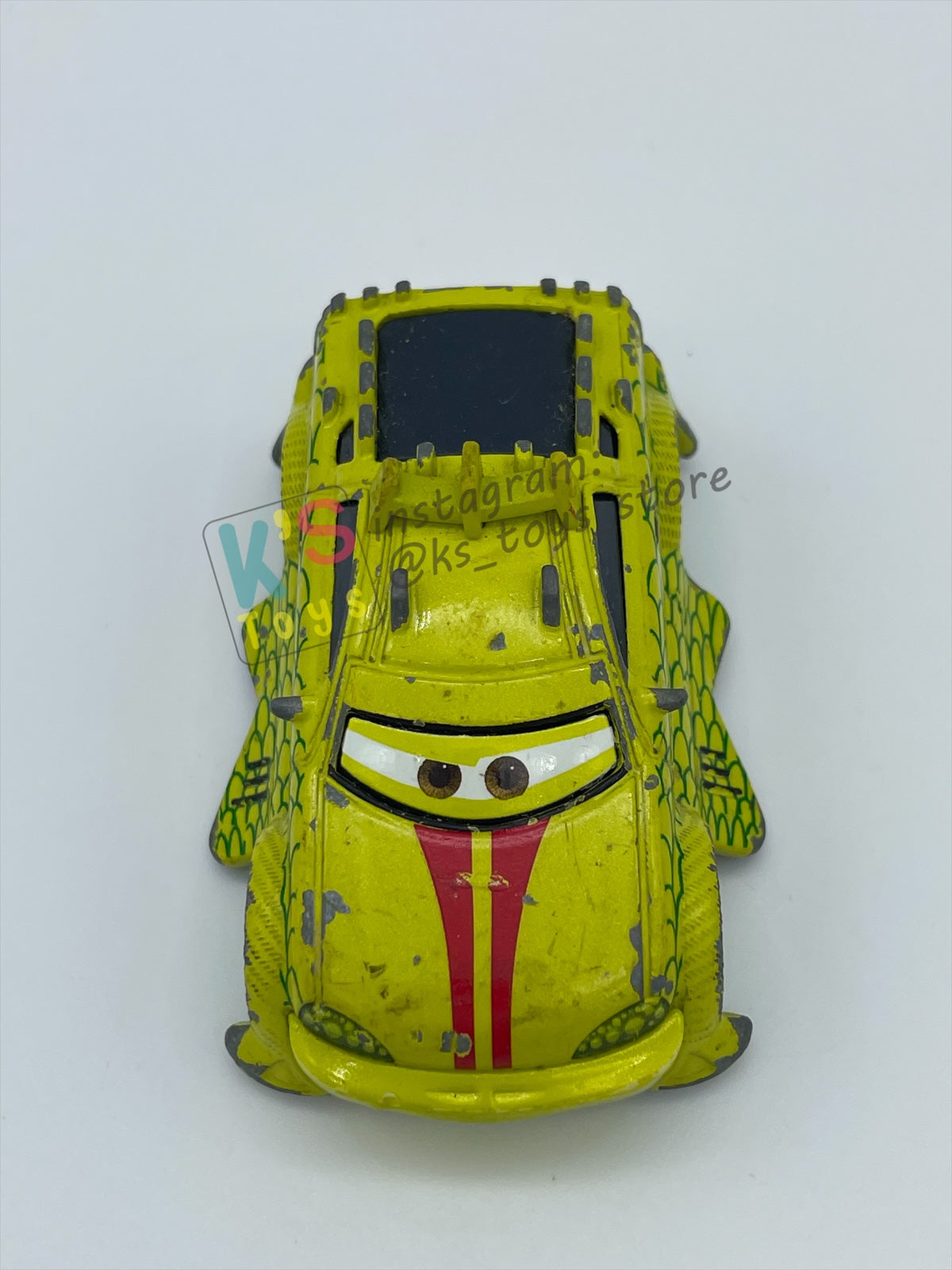FREE ITEM!!!!! LOOSE DISNEY PIXAR CARS - "KOMODO" TOKYO MATER SERIES - WELL LOVED/PLAYED CONDITION