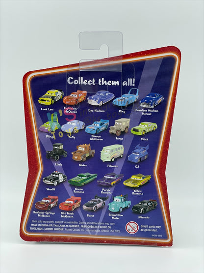 DISNEY PIXAR CARS 1:55 BY MATTEL, YELLOW RAMONE - SUPERCHARGED SERIES - BNIP