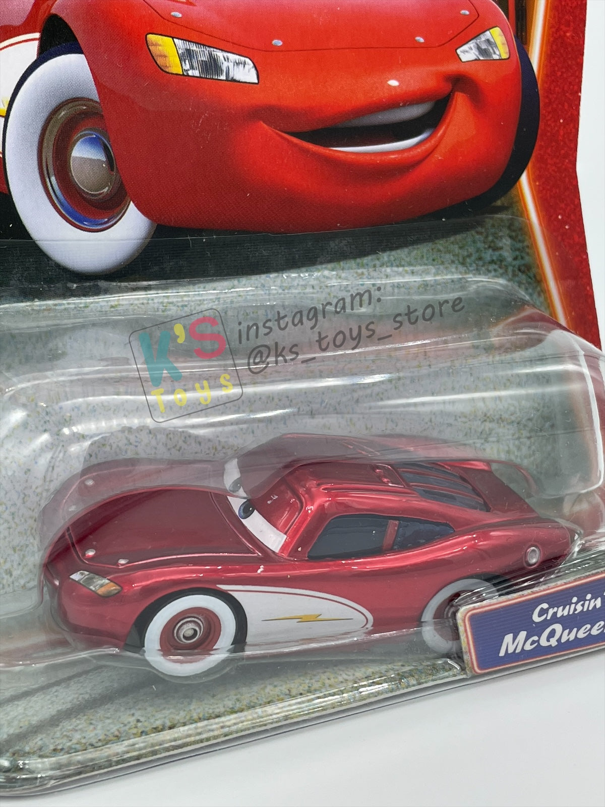 DISNEY PIXAR CARS 1:55 BY MATTEL, CRUISING LIGHTNING MCQUEEN - SUPERCHARGED SERIES - BNIP