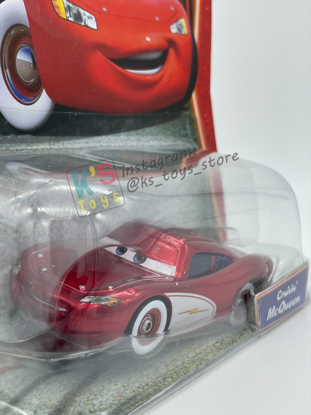 DISNEY PIXAR CARS 1:55 BY MATTEL, CRUISING LIGHTNING MCQUEEN - SUPERCHARGED SERIES - BNIP