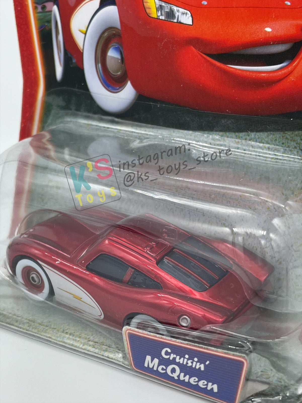 DISNEY PIXAR CARS 1:55 BY MATTEL, CRUISING LIGHTNING MCQUEEN - SUPERCHARGED SERIES - BNIP