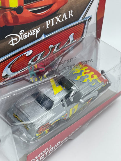 DISNEY PIXAR CARS BY MATTEL, DARRELL CARTRIP WITH HEADSET - WGP SERIES - BNIP