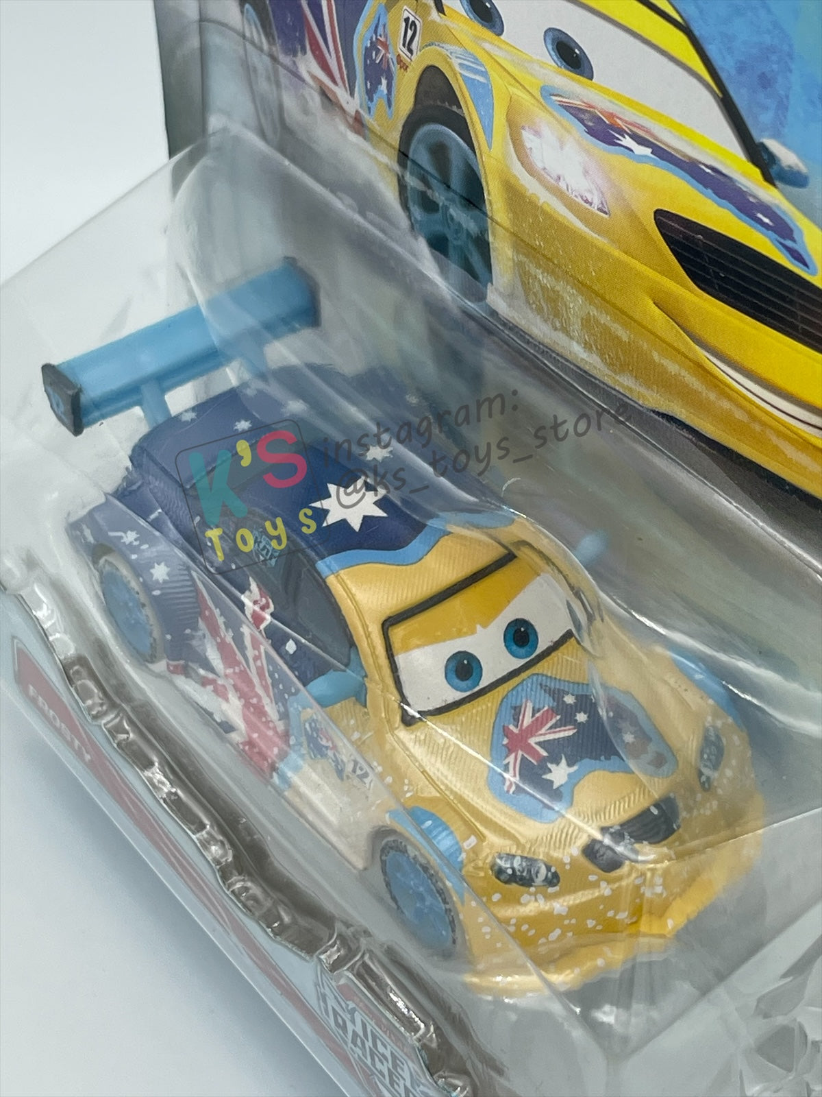DISNEY PIXAR CARS 1:55 BY MATTEL, "FROSTY ICE RACERS" - ICE RACERS SERIES - BNIP