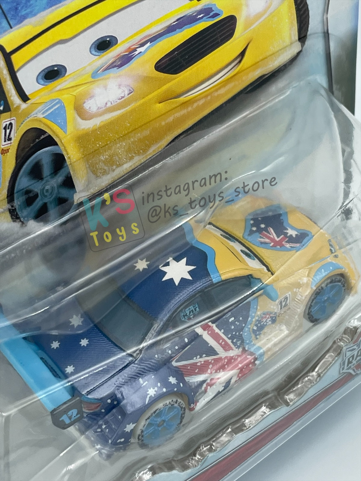 DISNEY PIXAR CARS 1:55 BY MATTEL, "FROSTY ICE RACERS" - ICE RACERS SERIES - BNIP