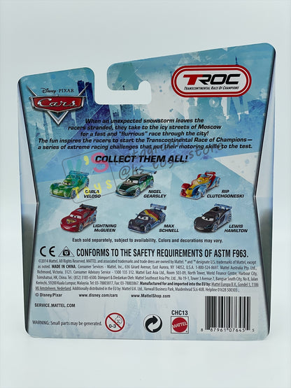 DISNEY PIXAR CARS 1:55 BY MATTEL, "FROSTY ICE RACERS" - ICE RACERS SERIES - BNIP