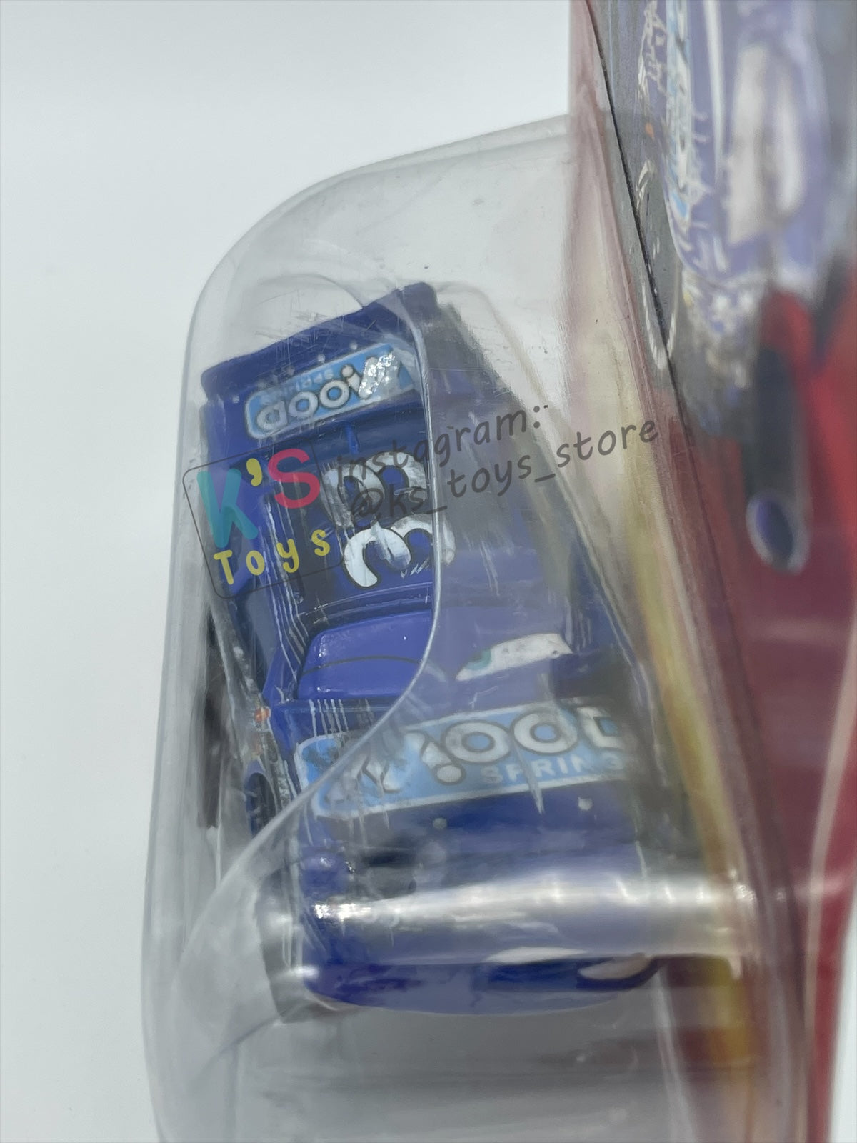 DISNEY PIXAR CARS 1:55 BY MATTEL - RACE DAMAGED MOOD SPRING - FINAL LAP SERIES - BNIP
