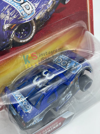 DISNEY PIXAR CARS 1:55 BY MATTEL - RACE DAMAGED MOOD SPRING - FINAL LAP SERIES - BNIP