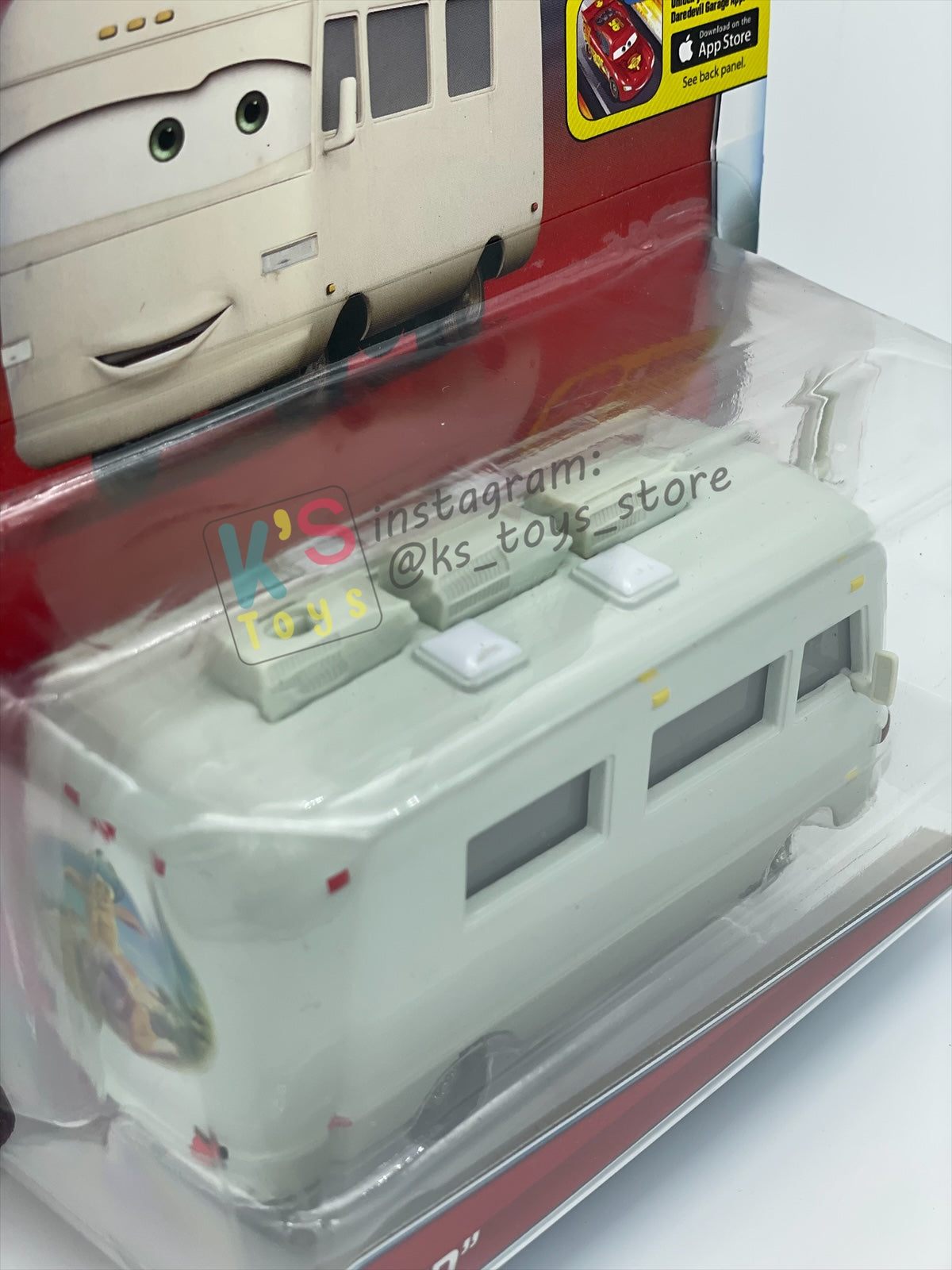 RARE DELUXE DISNEY PIXAR CARS BY MATTEL "BUD" SUPER CHASE - BNIP