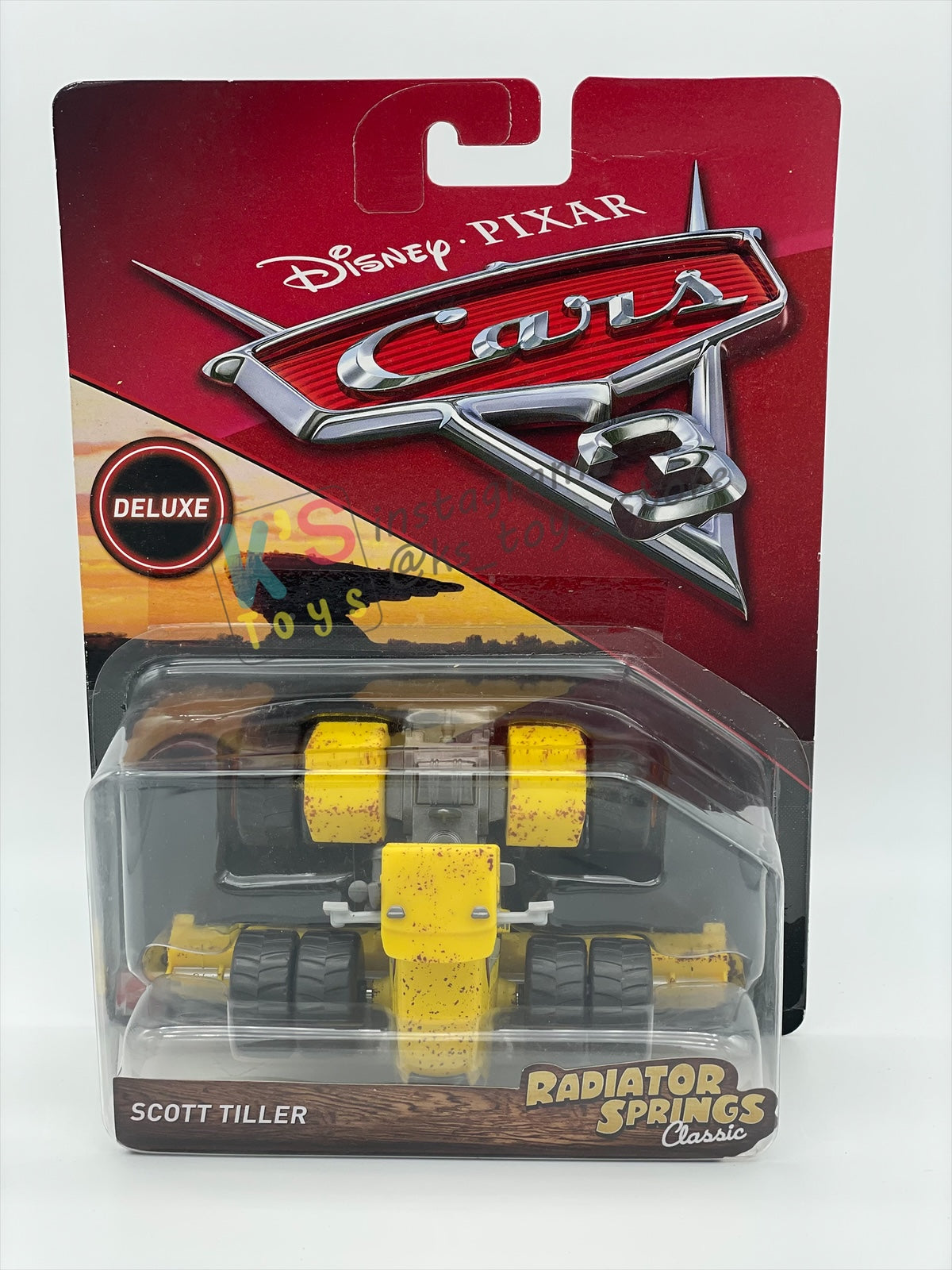 DELUXE DISNEY PIXAR CARS "SCOTT TILLER" CARS 3 SERIES - BNIP - READ DESCRIPTION!!!!