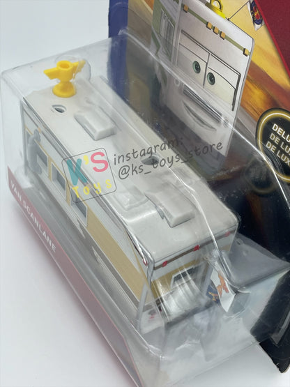 DELUXE DISNEY PIXAR CARS BY MATTEL "VAN SCANLANE" DINOCO 400 SERIES - BNIP