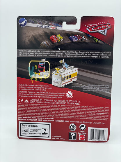 DELUXE DISNEY PIXAR CARS BY MATTEL "VAN SCANLANE" DINOCO 400 SERIES - BNIP