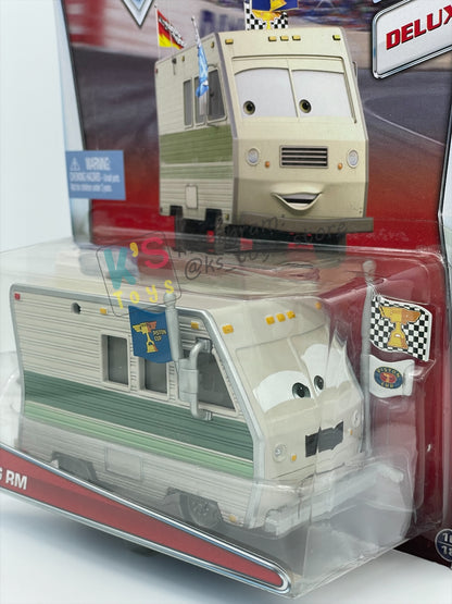 RARE DELUXE DISNEY PIXAR CARS BY MATTEL, "DOUG RM" - BNIP