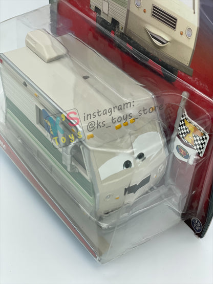 RARE DELUXE DISNEY PIXAR CARS BY MATTEL, "DOUG RM" - BNIP