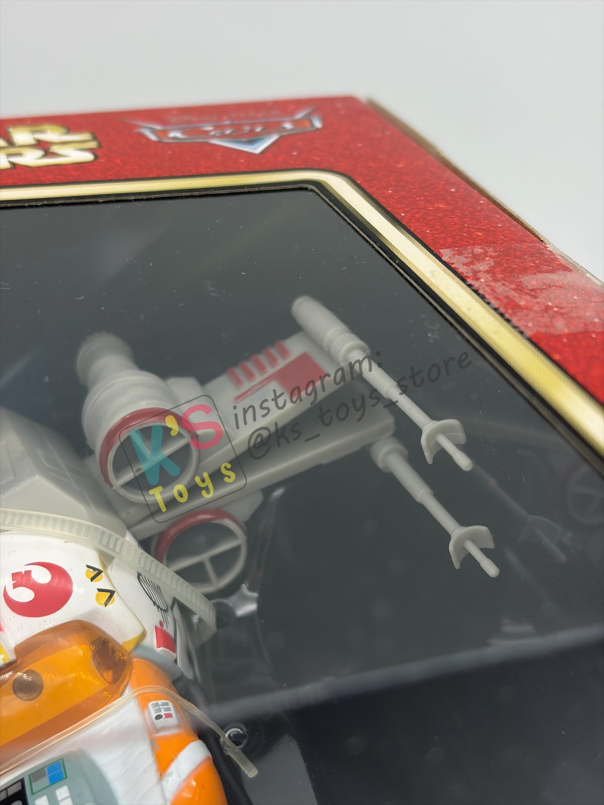 RARE EXCLUSIVE DISNEY PIXAR CARS BY DISNEY PARKS, "LIGHTNING MCQUEEN AS JEDI LUKE SKYWALKER DEATH STAR BATTLE" STAR WARS SERIES - BNIP