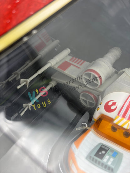 RARE EXCLUSIVE DISNEY PIXAR CARS BY DISNEY PARKS, "LIGHTNING MCQUEEN AS JEDI LUKE SKYWALKER DEATH STAR BATTLE" STAR WARS SERIES - BNIP