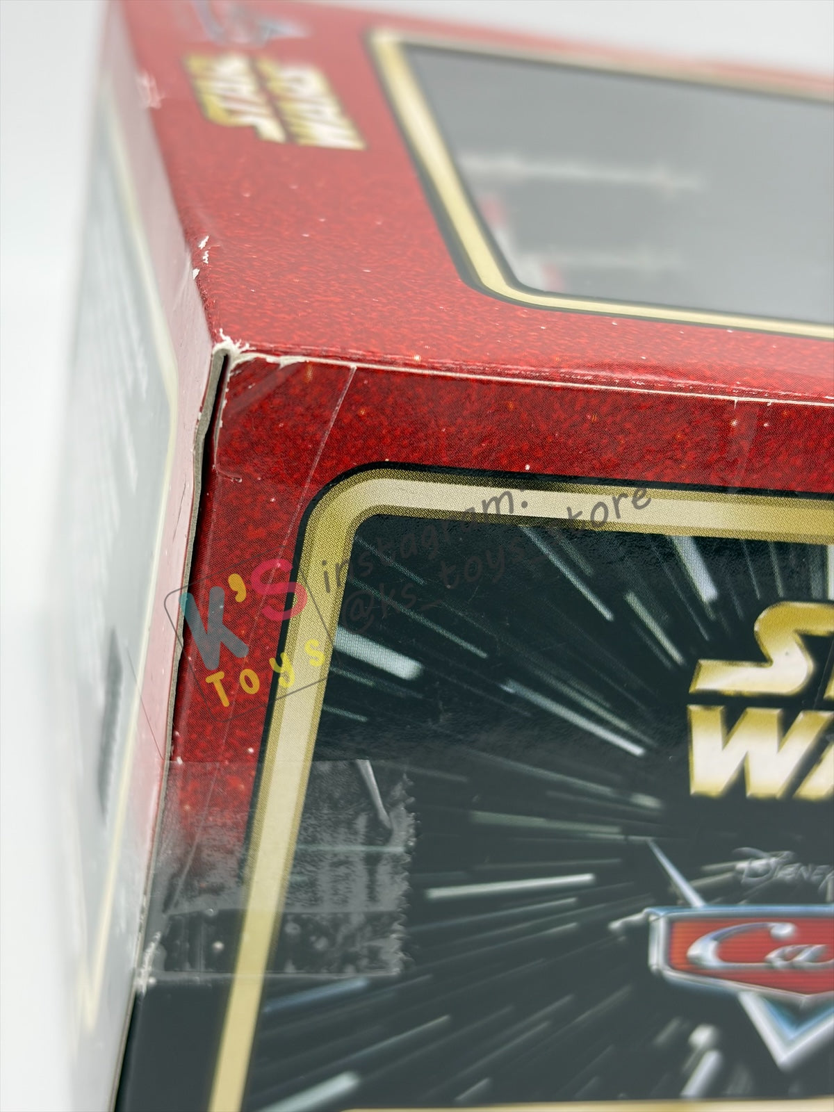 RARE EXCLUSIVE DISNEY PIXAR CARS BY DISNEY PARKS, "LIGHTNING MCQUEEN AS JEDI LUKE SKYWALKER DEATH STAR BATTLE" STAR WARS SERIES - BNIP