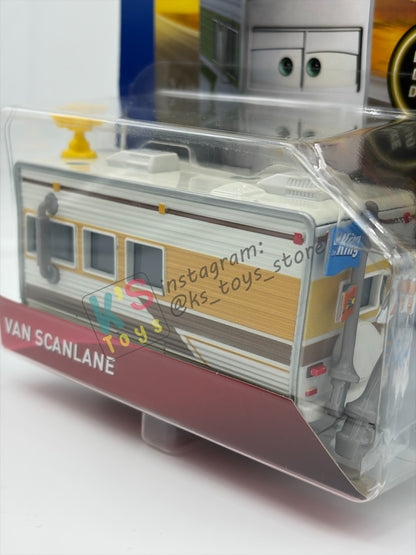 DELUXE DISNEY PIXAR CARS BY MATTEL "VAN SCANLANE" DINOCO 400 SERIES - BNIP